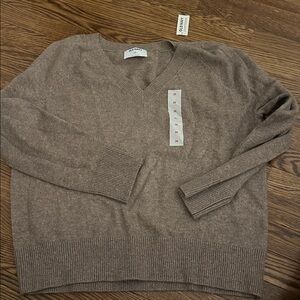 Old Navy Brown V-Neck Sweater-old navy